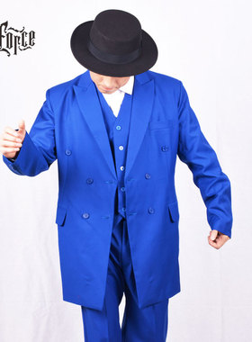 FUNKY外套Popping机械舞boogaloo 西服Lockin表演加长POPPIN西装