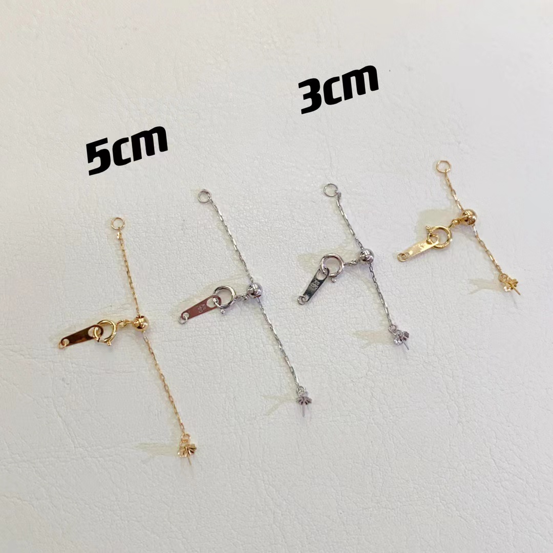 18K金珍珠手链项链配件尾链扣