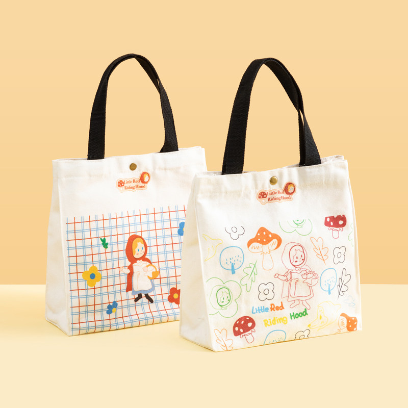 nome诺米联名系列便携饭盒袋可爱卡通图案购物袋