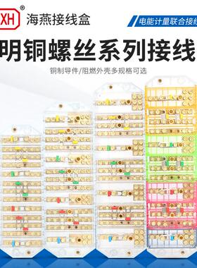 海燕DFY1透明铜三相四线PJ1LPJ2L三相三线V33 HY4L海南专用接线盒