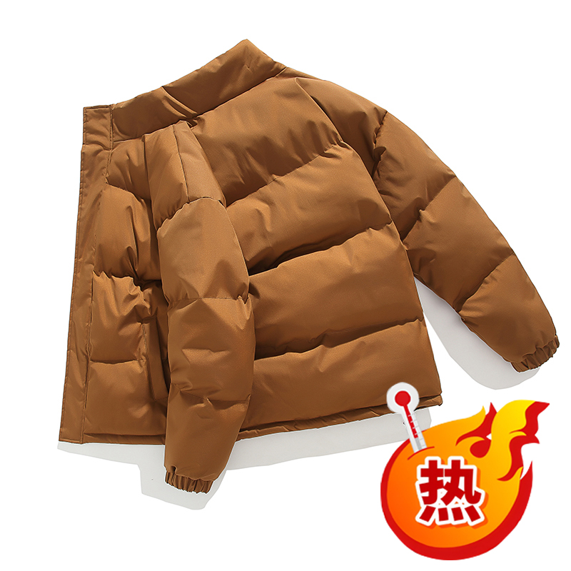 棉服男士2025冬季加厚保暖百搭棉衣外套宽松痞帅纯色情侣款面包服