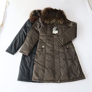 冬季新品女中长款长袖羽绒服外套立领拉链暗扣修身百搭棉服D199