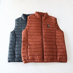 坎肩D11 百搭无袖 秋冬季 男棉马甲外套立领拉链宽松休闲纯色时尚