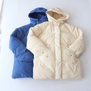 棉服外套连帽拉链暗扣宽松加厚保暖百搭棉衣D9 女长袖 冬季 新品