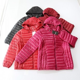 棉服外套立领连帽拉链宽松纯色时尚 女长袖 百搭棉衣X15 新品 秋冬季