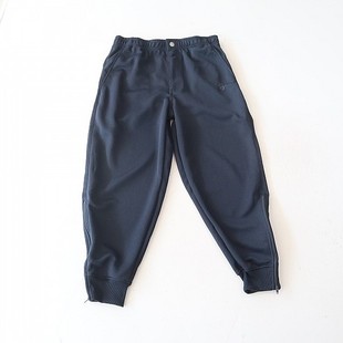 松紧腰宽松刺绣拉链开叉纯色百搭束脚长裤 男女休闲裤 新品 春秋季