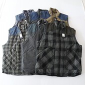 男棉马甲背心外套立领拉链暗扣宽松拼接无袖 春秋季 新品 坎肩外穿D1