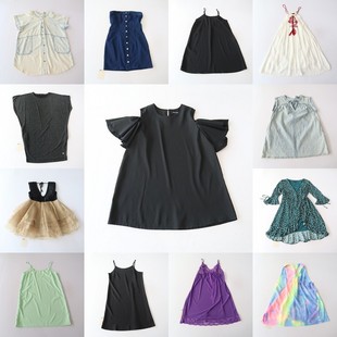 百搭A字裙H5S 吊带连衣裙套头宽松纯色时尚 夏季 女中长款