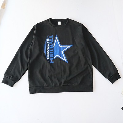 春秋季男长袖卫衣圆领套头宽松休闲印花青年时尚百搭上衣C7M