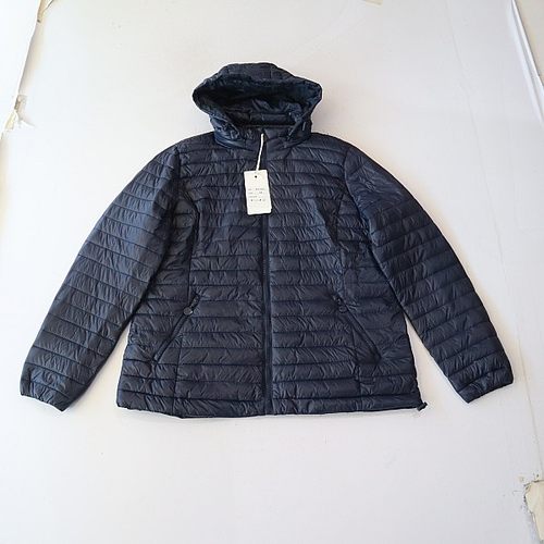秋冬季女长袖棉服外套立领连帽拉链宽松休闲纯色百搭轻薄棉衣X11