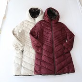 女中长款 长袖 羽绒服外套连帽拉链宽松时尚 秋冬季 百搭薄款 棉服D18