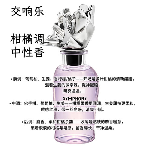 交响乐   仙人掌花园  午后漫游 柑橘调  中性香水