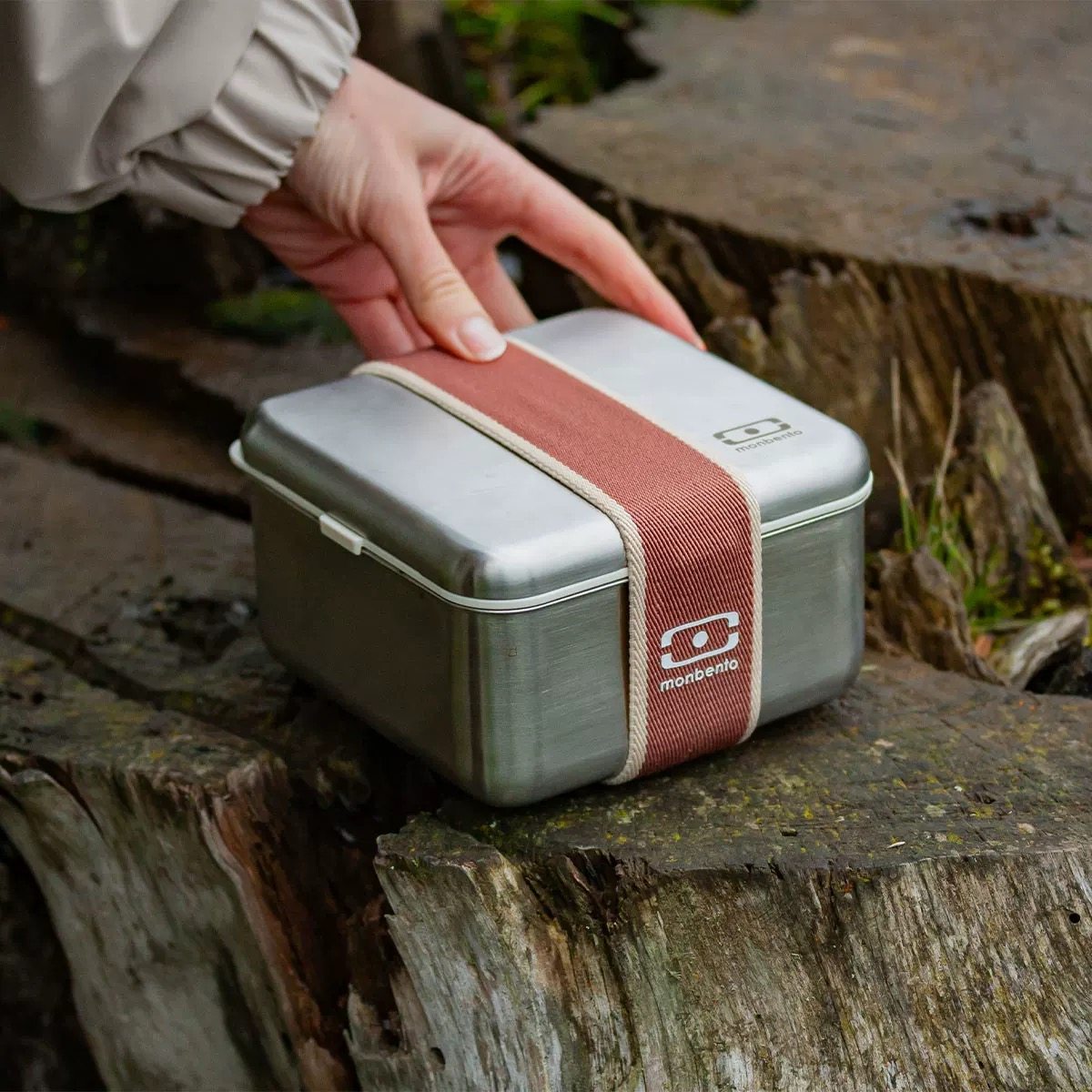 ［新］法国monbento不锈钢饭盒微波炉可微波烤箱加热日式便当盒