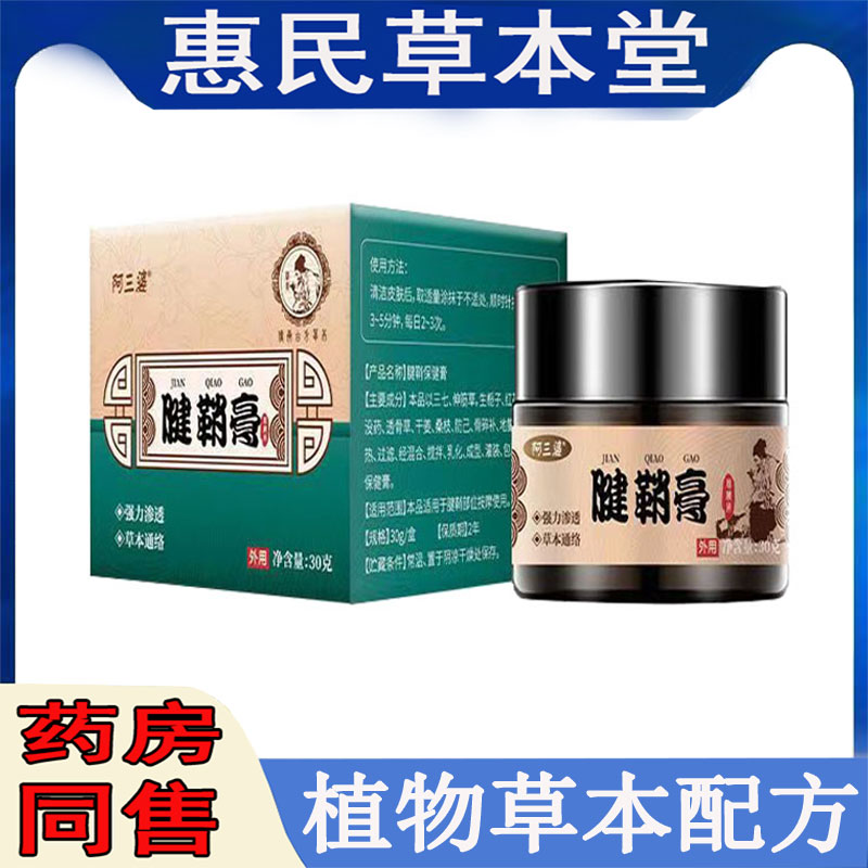 阿三婆腱鞘膏手腕手指关节脚裸鼓包网球筋膜足跟手掌胳膊
