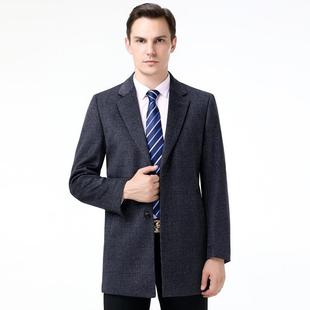 男韩版 端双面21825羊绒大衣男高装 风衣中长款 西领装 宽松羊毛 冬季