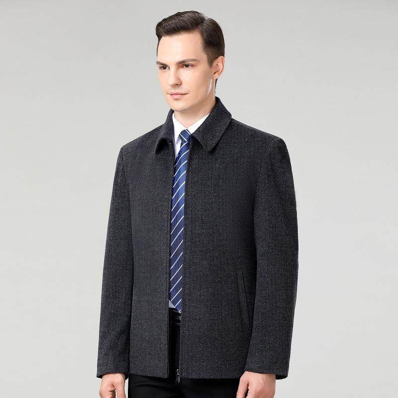 夹克外套中年爸爸商冬务秋休闲男上衣士条纹翻领行政106-R大衣男,户外/登山/野营/旅行用品,其他户外服装,淘宝优惠券,粉丝福利购,淘宝优惠卷