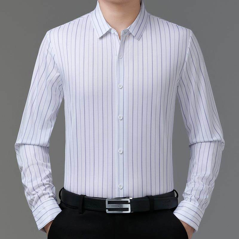 秋季新男款衫士休闲衬纹长袖桑蚕丝衬衣青中年5886-Q5轻熟休闲条,户外/登山/野营/旅行用品,其他户外服装,淘宝优惠券,粉丝福利购,淘宝优惠卷