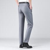 DB韩版 年220 休闲裤 爸爸款 男 春夏薄灰色修小脚裤 弹力身时尚 中青装