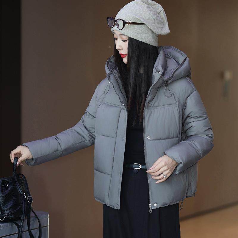 时棉尚帽连短个890款羽绒棉服女年冬季小子宽松加厚保暖洋气衣女