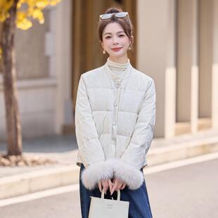 新中式国风羽绒服女年新冬季尚保ZYA86851暖气质小款个子款复古外
