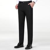 中2255 春夏长新款 爸爸装 中年尚士时百搭薄款 弹力纯色休男闲裤