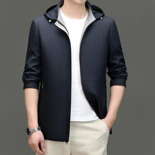 冲锋8735 外套款 PP衣 新男防风夹克风士休闲衣男中年爸爸款 春秋季