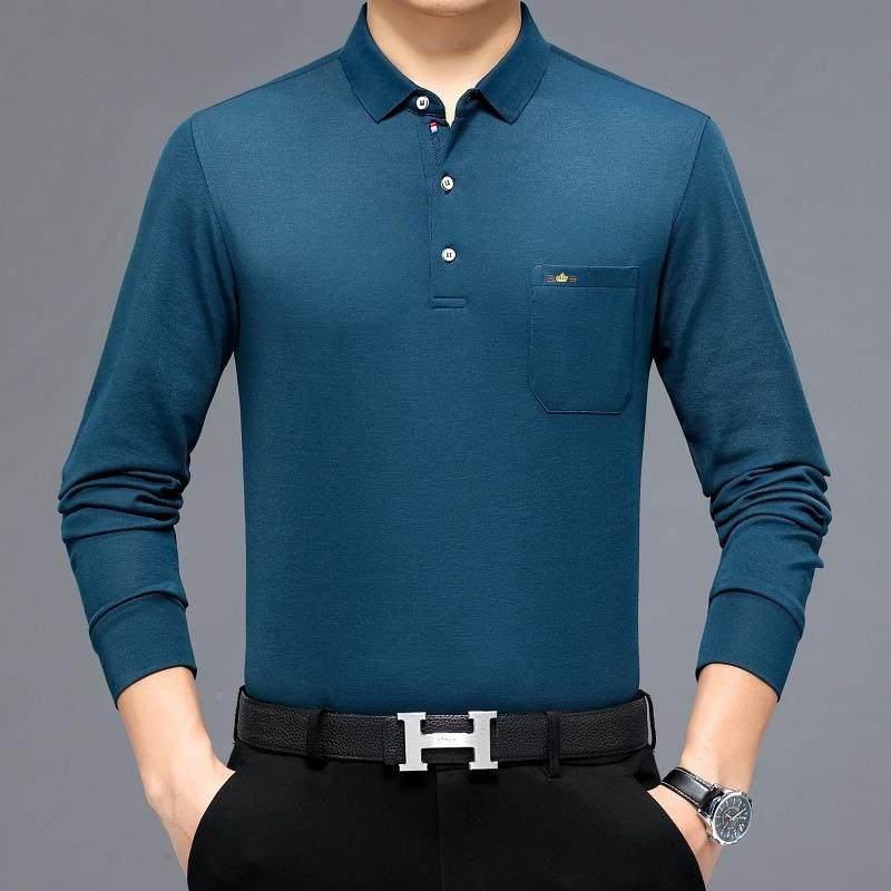 秋新款男休闲色长袖ST652翻领恤中年男士春时尚有口装袋体纯恤衫,户外/登山/野营/旅行用品,其他户外服装,淘宝优惠券,粉丝福利购,淘宝优惠卷