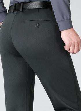 新2511-P款秋冬厚韩款男休闲裤版修身弹力式纯色高档搭百中青年男