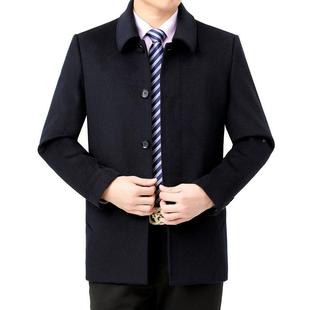 冬装新羊绒男士大款衣夹加厚可卸羽绒内8819-OP胆克中年商务羊毛