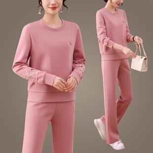 长领健身跑尚步袖 运动96780568休人闲套装 服时百搭训 成女款 春秋季