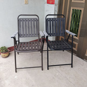 户外椅子电脑凳折叠方便薄款 加固餐厅休闲椅花园凉亭坐凳阳台家用