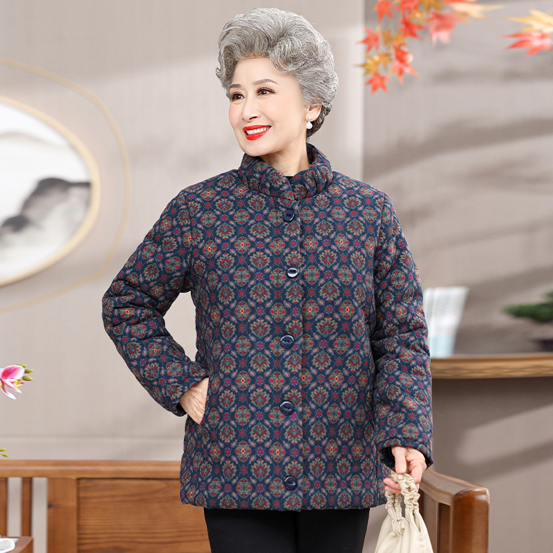 奶奶冬装棉衣60岁70老太太棉袄