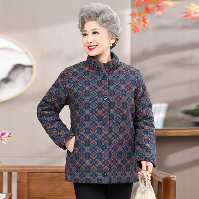 奶奶冬装棉衣60岁70老太太棉袄