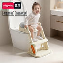 曼龙儿童马桶坐便器男女宝宝阶梯式可折叠踩脚凳洗漱凳便携坐便圈