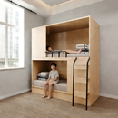 青旅上下铺民宿双层床学生宿舍床学校公寓太空舱床青年旅社高低床