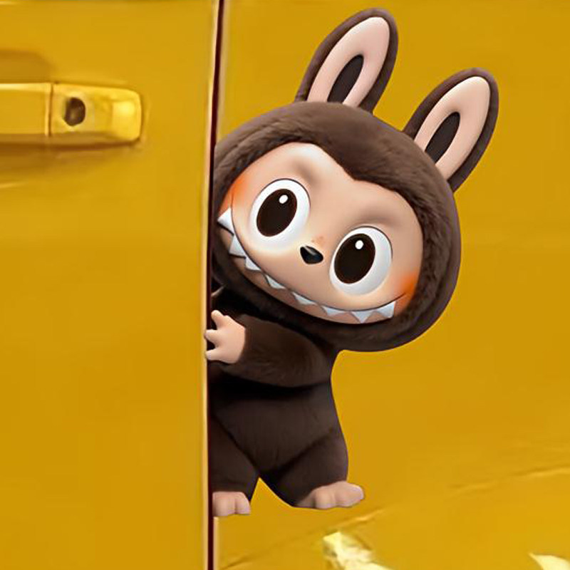 踏踏美PVC个性装饰拉布布贴纸