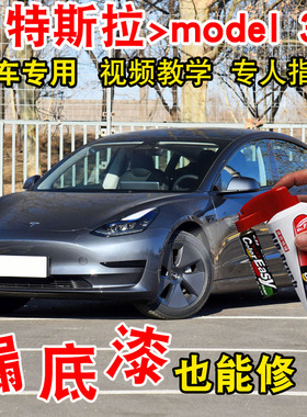 适用特斯拉model 3 S X Y冷光银色自喷漆汽车专用黑蓝红白色车漆