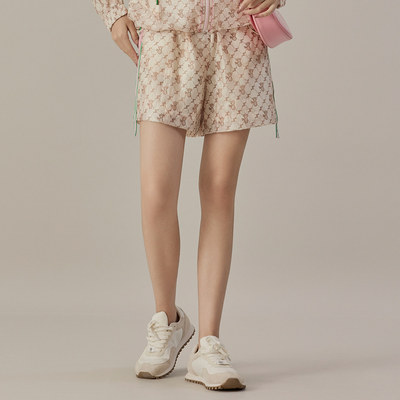 歌蒂诗春夏专柜新款时尚印花宽松显瘦休闲运动短裤8D14K0438