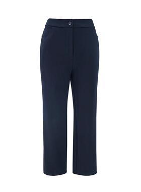 歌蒂诗冬季专柜新款休闲舒适时尚百搭藏蓝色9分裤女1E41K3211