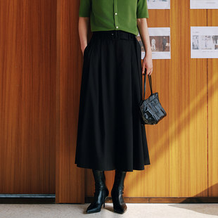 气质垂感宽松直筒八分裙裤 时尚 8F31K8105 专柜新款 歌蒂诗春季