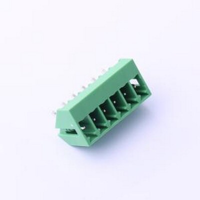 JL15EDGLC-35006G01 插拔式接线端子 1x6P 3.5mm 排数:1 每排P数: