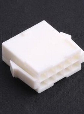 HX41406-10R 胶壳(线对板/线对线) 4.14mm 2x5P 白色 P=4.14mm