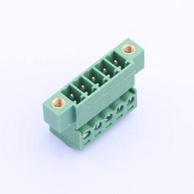 DB2EKRP-3.81-5P-GN-S 插拔式接线端子 3.81mm 1x5P 排数:1 每排P