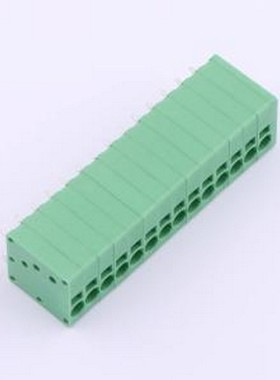 MX205V-3.5-14P-GN01-Cu-A 弹簧式接线端子 1x14P 3.5mm 每排P数: