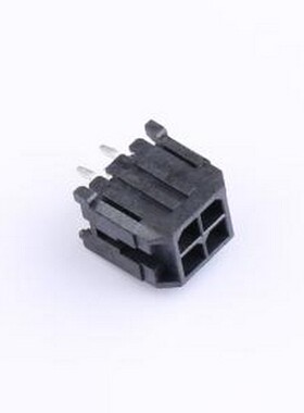 430450413 线对板针座 2x2P 间距:3mm 直插 系列:Micro-Fit(MX 3.