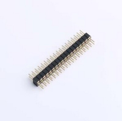 XDZ200C-2-18-Z-2.8-G1 排针 2x18P 间距:2mm 圆针 直插 插件,P=2