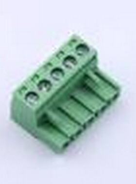 DB2EK-5.0-5P-GN-S 插拔式接线端子 5mm 排数:1 每排P数:5 绿色 P
