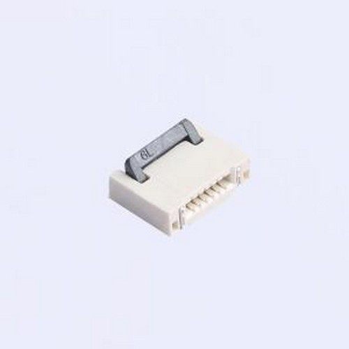 ZX-0.5FPC-HWSX-H2-6P FFC/FPC连接器 间距:0.5mm P数:6P 翻盖式