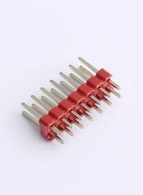 PZ254V-12-14P-RD 排针 排针2.54mm间距 直插 2x07位 红色胶芯 插