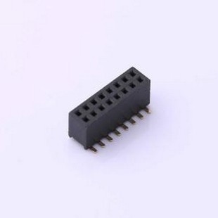 1.27mm P=1.27mm SMD 立贴 2x8P 间距 排母 DW127S